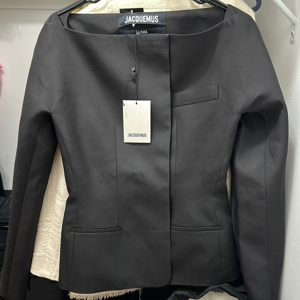 Jacquemus La Veste Boat in Black
